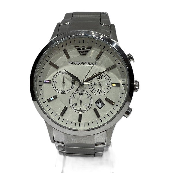 Emporio Armani AR2458 Quartz Chronograph Stainless Steel Men's Watch in Good Condition