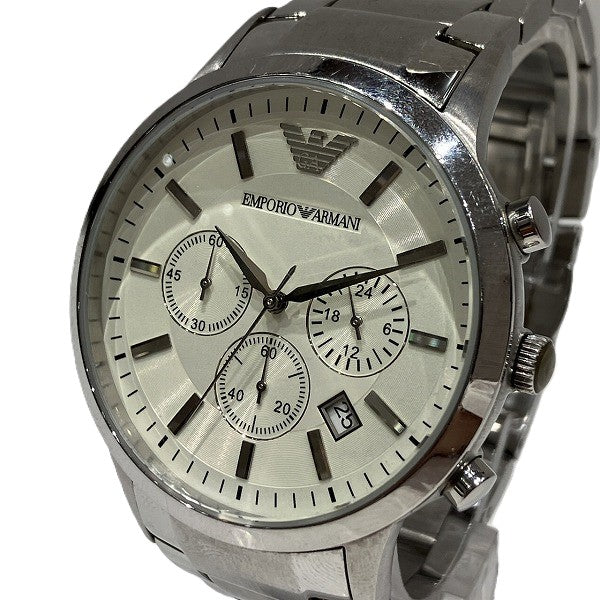 Emporio Armani AR2458 Quartz Chronograph Stainless Steel Men's Watch in Good Condition