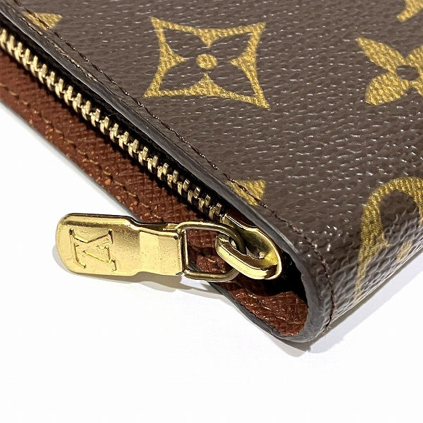 Louis Vuitton Monogram Zip Wallet M61727 in Good Condition