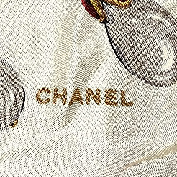 Chanel Silk Jewelry Motif Scarf in Good Condition