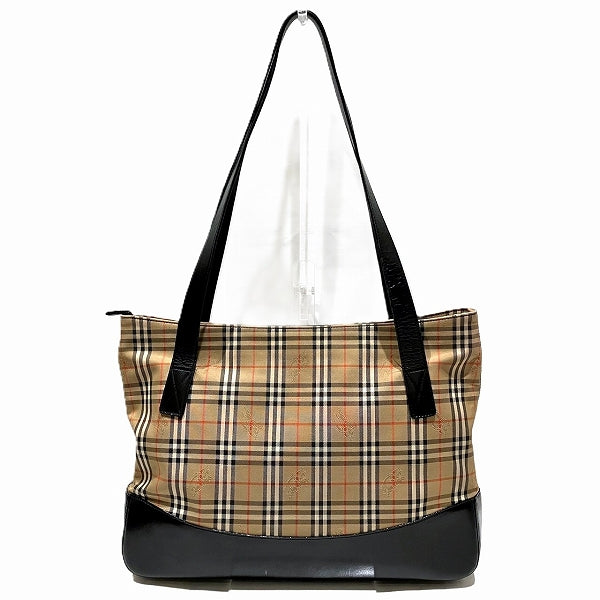 Burberry Nova Check Shadow Horse Tote Bag in Good Condition