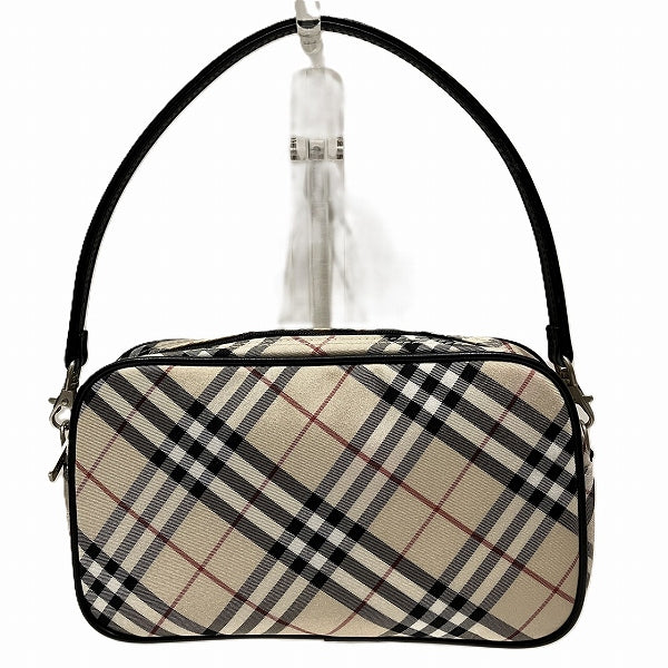 Burberry Nova Check Nylon Leather Pouch in Good Condition