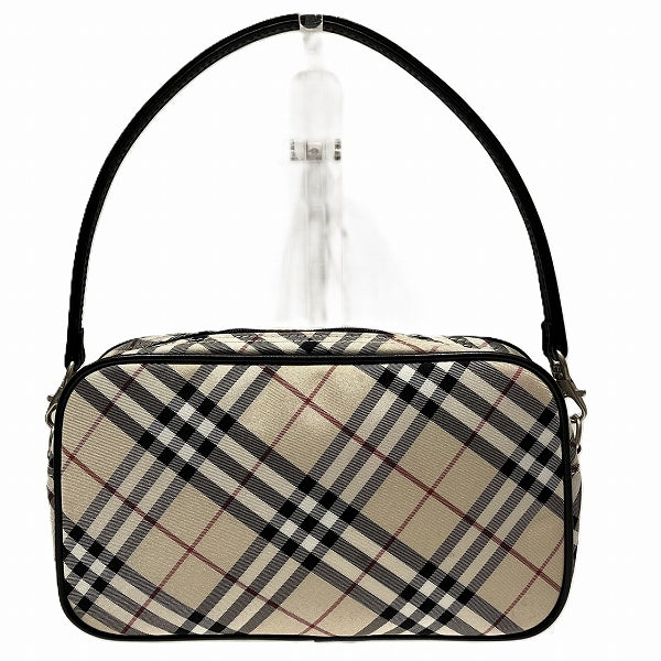 Burberry Nova Check Nylon Leather Pouch in Good Condition