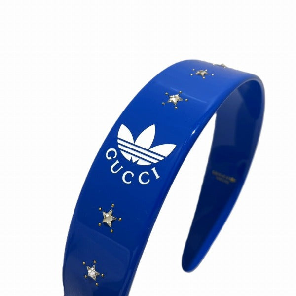 Gucci Adidas Trefoil Print Headband 702950 in Pristine Condition