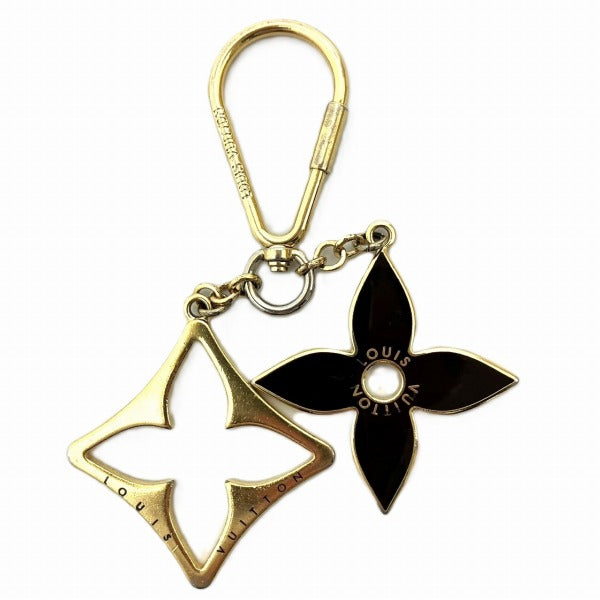 Louis Vuitton Monogram Flower Puzzle Keychain M66184 in Good Condition