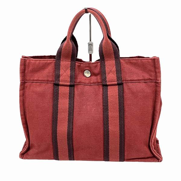 Hermes Cotton Canvas Tote Bag