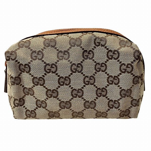 Gucci GG Canvas Leather Pouch 29595