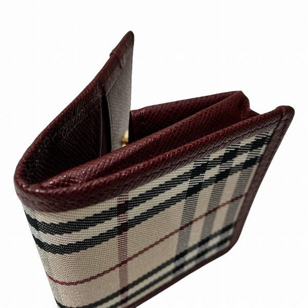 Burberry Nova Check Coin Case Unisex Wallet