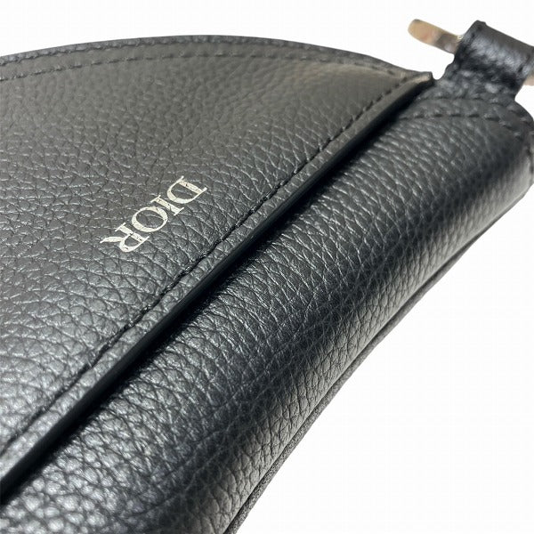 Dior Saddle Pouch Leather Cosmetic Bag