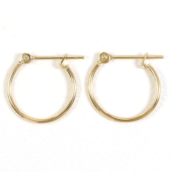 K18 Yellow Gold Earrings in Excellent Condition