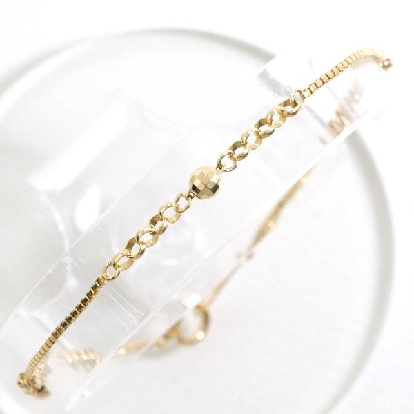 K18 Yellow Gold Bracelet 18cm