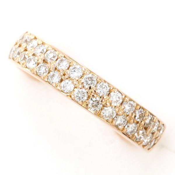 K18 Pink Gold Diamond Ring 8