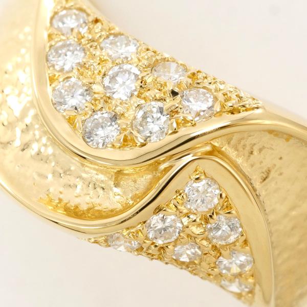 K18 Yellow Gold Diamond Ring 11.5