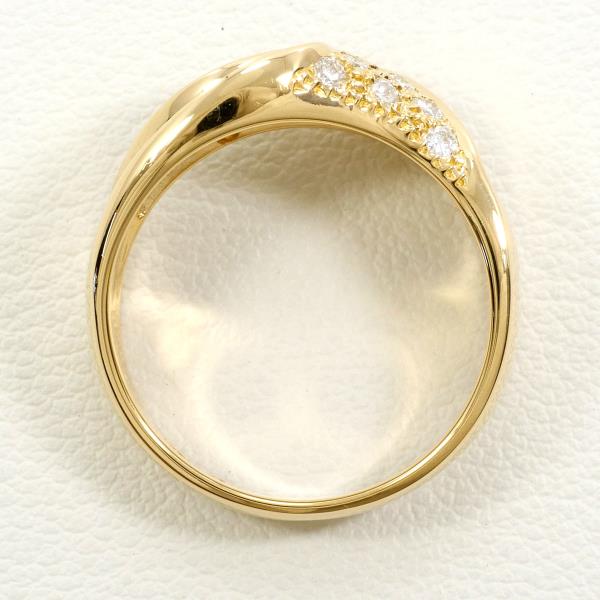 K18 Yellow Gold Diamond Ring 11.5