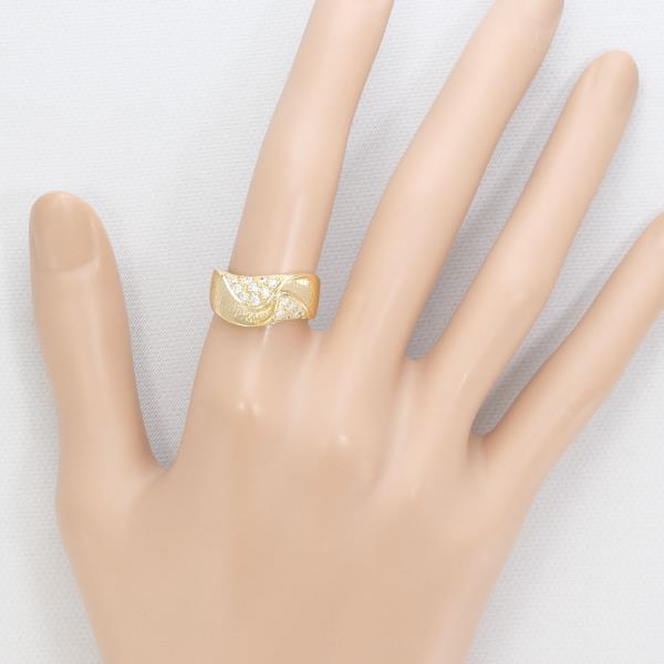 K18 Yellow Gold Diamond Ring 11.5