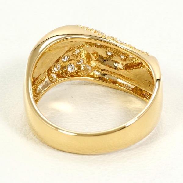 K18 Yellow Gold Diamond Ring 11.5