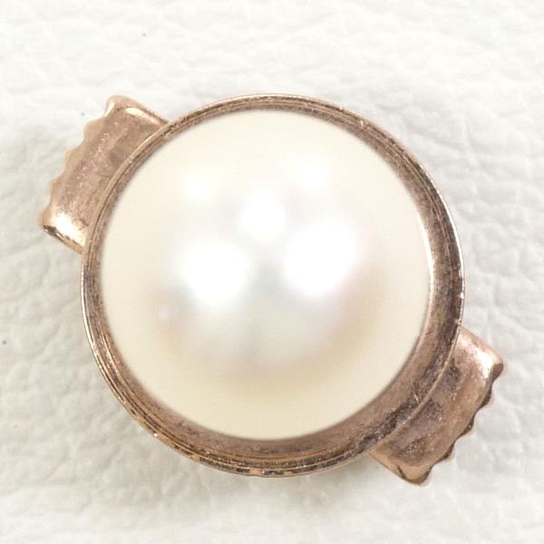 K10 Pink Gold Alloy Pearl Pin Brooch