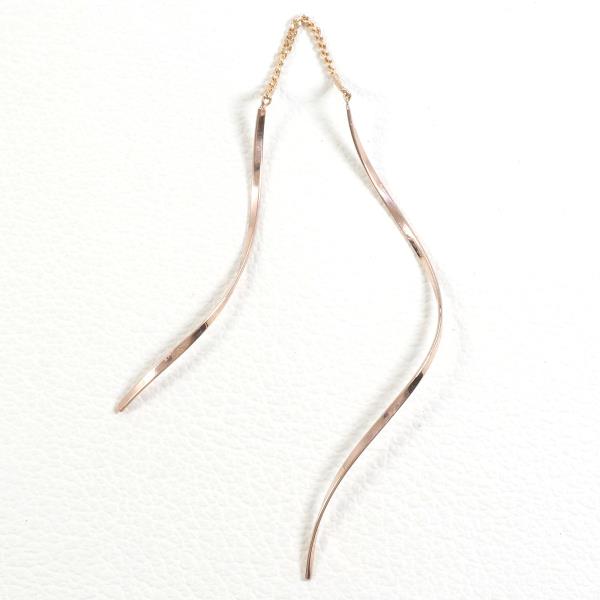 K10 Pink Gold Earring