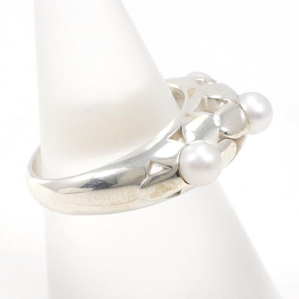 Star Jewelry Silver Ring with Pearl