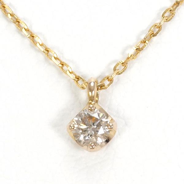 Canal 4℃ K18PG Diamond Necklace in Pristine Condition