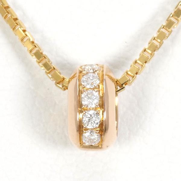 Vendome Aoyama K18PG Diamond Necklace