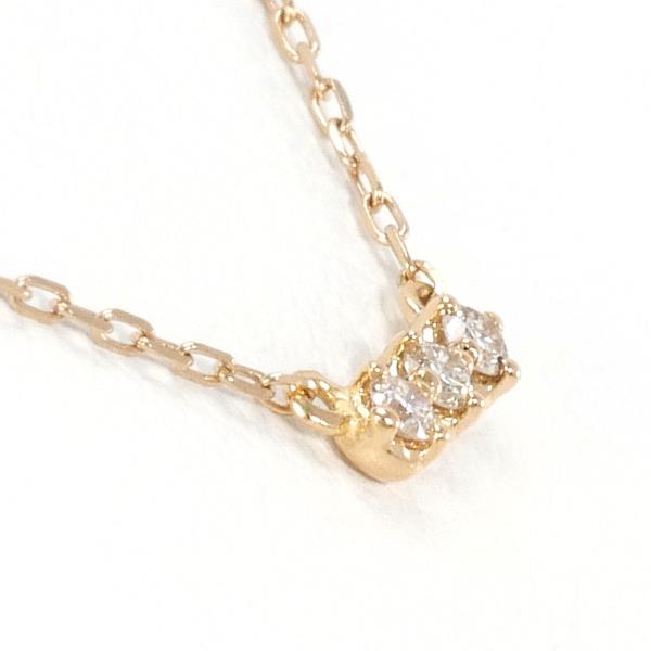 Aka Amulet K18PG Diamond Necklace in Excellent Condition