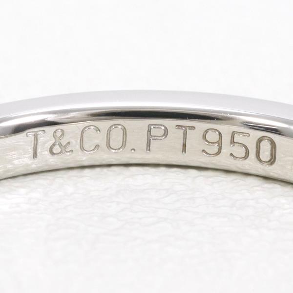 Tiffany & Co PT950 Platinum Ring Size 10.5 in Excellent Condition