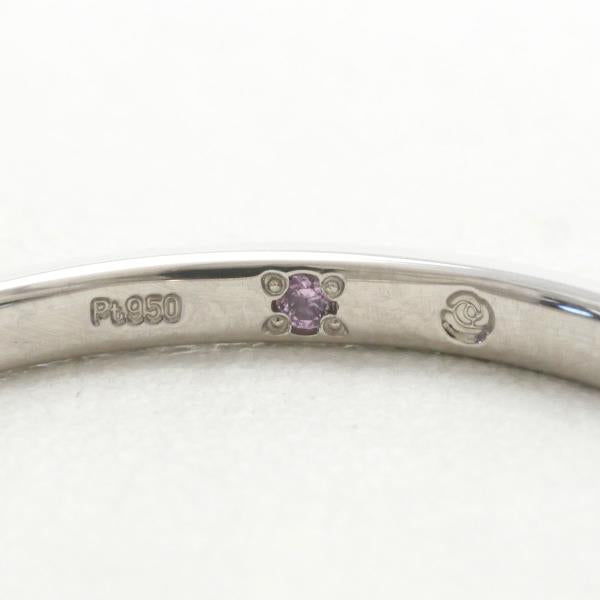 PT950 Platinum Pink Sapphire Ring in Excellent Condition