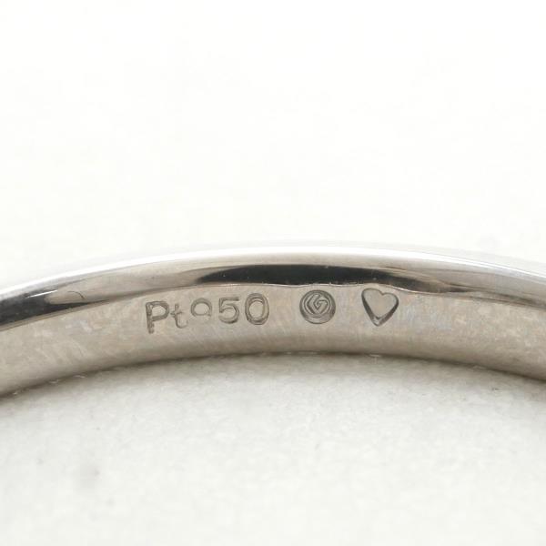 PT950 Platinum Ring Size 21 in Excellent Condition