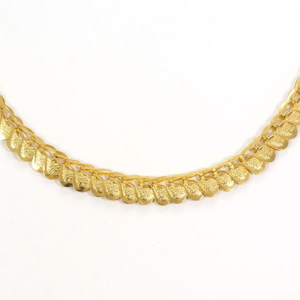 K24 Yellow Gold Necklace 17.0g 44cm in Pristine Condition