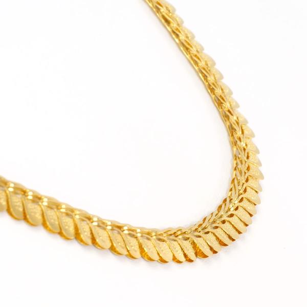 K24 Yellow Gold Necklace 17.0g 44cm in Pristine Condition