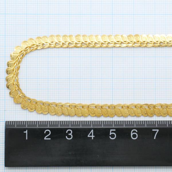 K24 Yellow Gold Necklace 17.0g 44cm in Pristine Condition