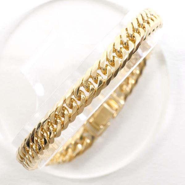 K18 Yellow Gold Bracelet 20cm 19.7g Jewelry in Excellent Condition