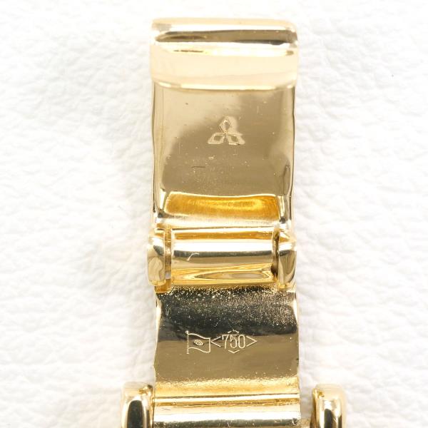 Mitsubishi Materials K18YG Yellow Gold Bracelet 22cm 44.2g in Pristine Condition