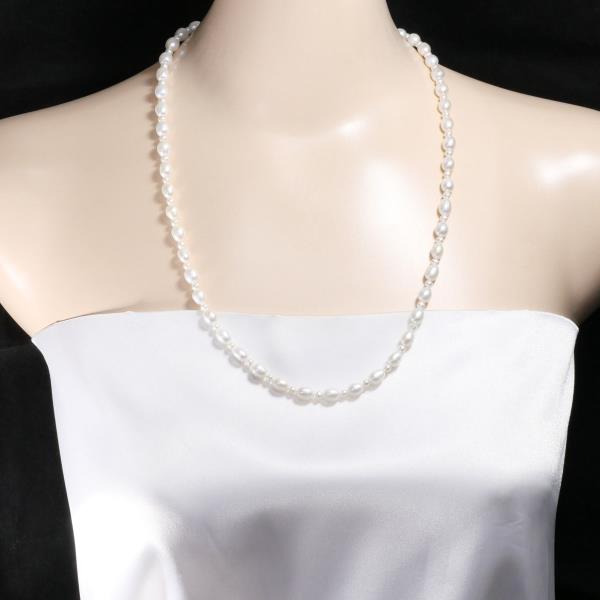 K18 Yellow Gold Pearl Necklace in Excellent Condition