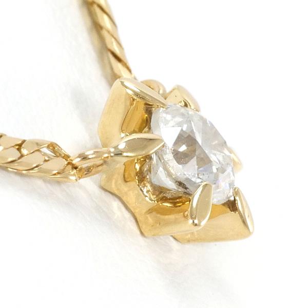 K18 Yellow Gold Diamond Necklace 0.33 SI2