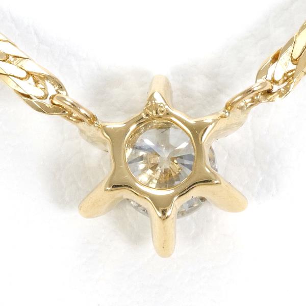 K18 Yellow Gold Diamond Necklace 0.33 SI2