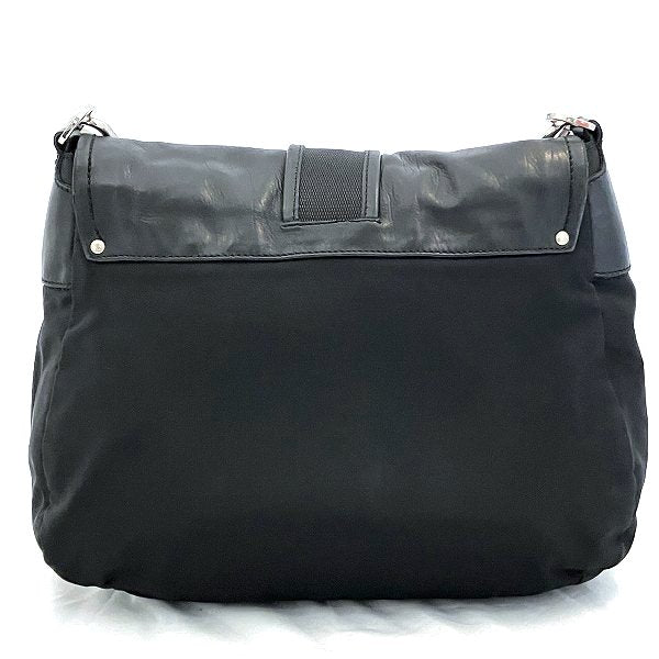 Prada Leather Nylon Shoulder Bag