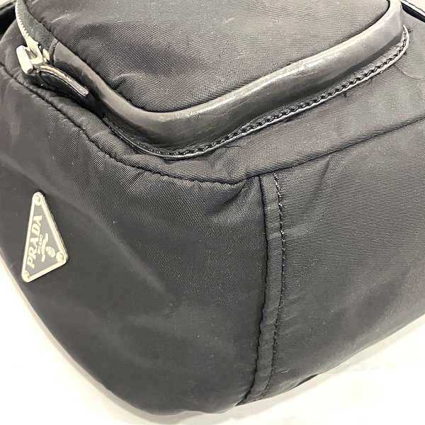 Prada Leather Nylon Shoulder Bag