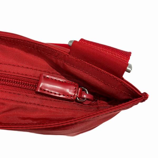 Prada Red Nylon Shoulder Bag for Women