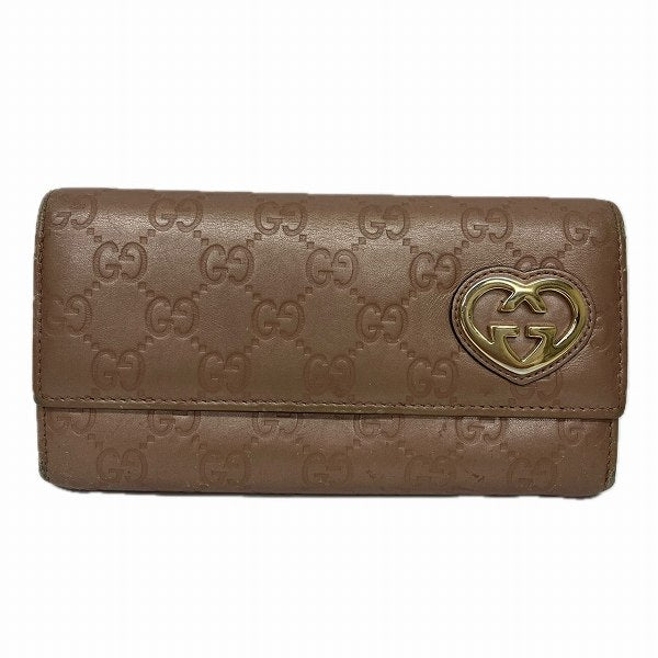 Gucci Leather Lovely Heart Long Wallet 251861