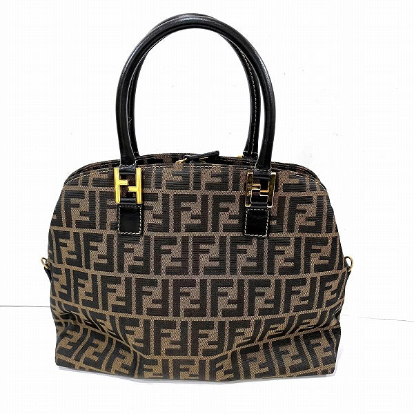 Fendi Zucca Canvas Handbag