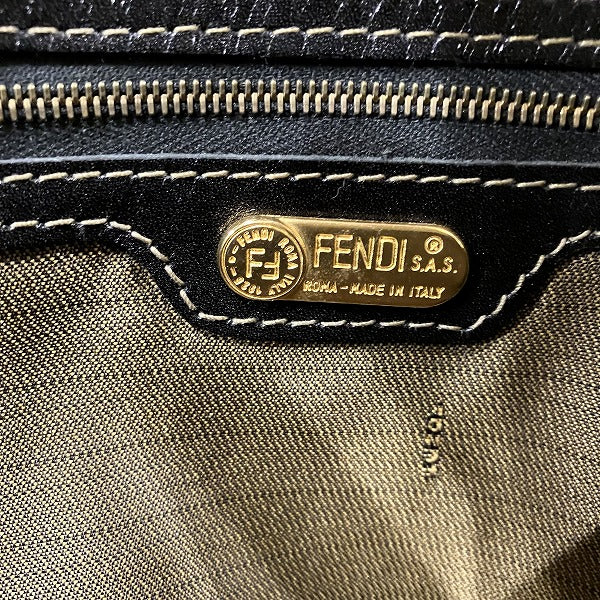 Fendi Zucca Canvas Handbag