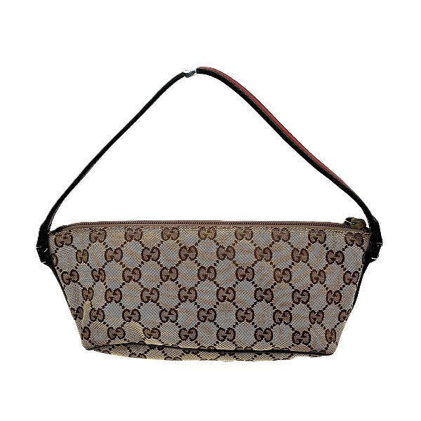 Gucci GG Canvas Leather Bag Pouch Clutch