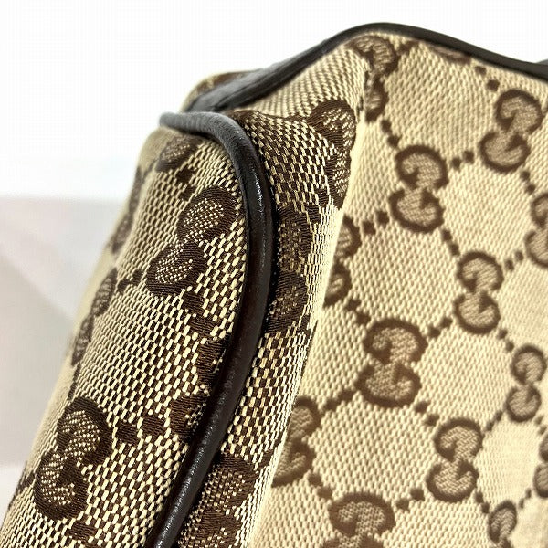 Gucci GG Canvas Leather Bag Pouch Clutch