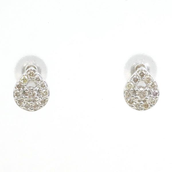 PT900 Platinum Diamond Earrings in Excellent Condition