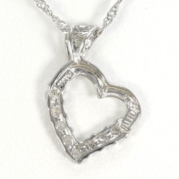 Platinum PT1000 PT850 Diamond Necklace in Pristine Condition