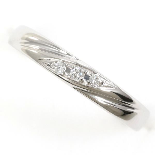 PT950 Platinum Diamond Ring 10号 0.03ct in Excellent Condition