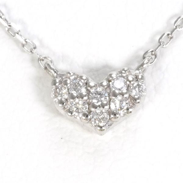 PT900 Platinum PT850 Diamond Necklace in Excellent Condition