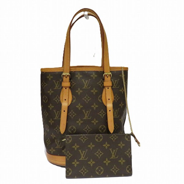 Louis Vuitton Monogram Bucket PM Shoulder Bag M42238